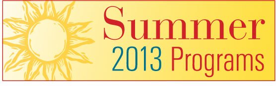 Summer Programs 2013